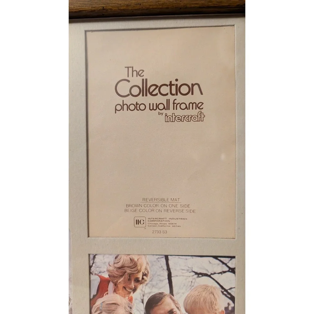 Intercraft Wood Multi Picture Frame Collage 9 Photo 14.75